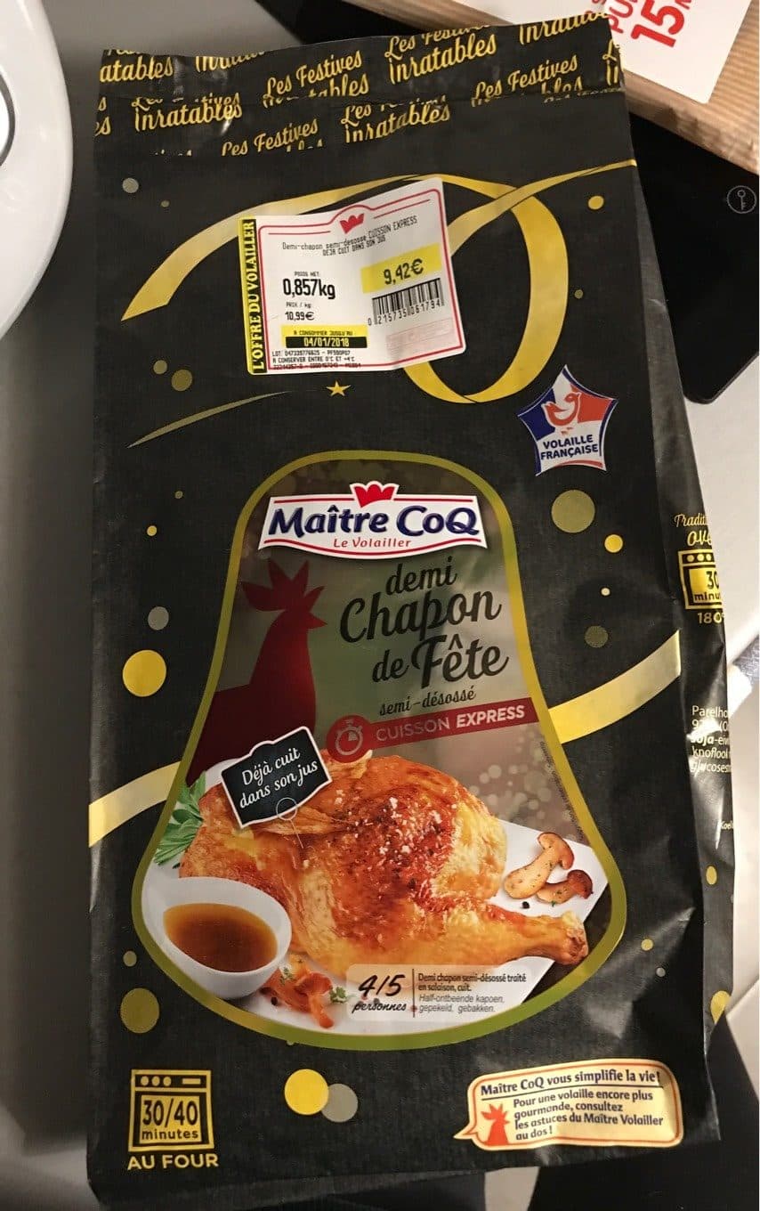 Maître CoQ Chapon de fete packshot