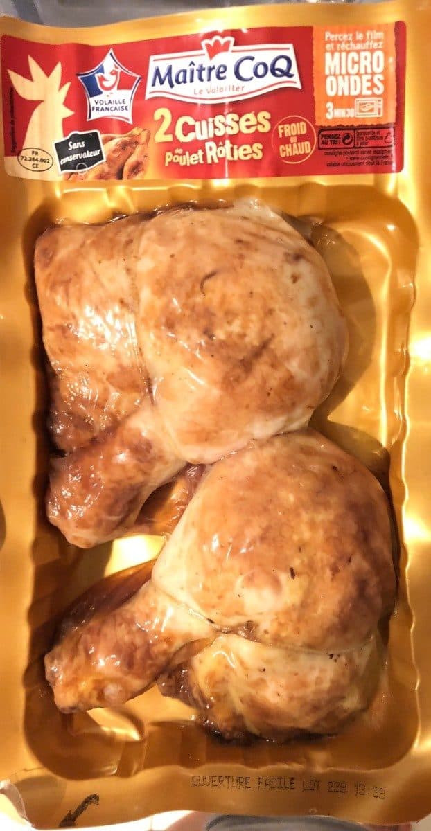 Maître CoQ Cuisses de poulet roties packshot