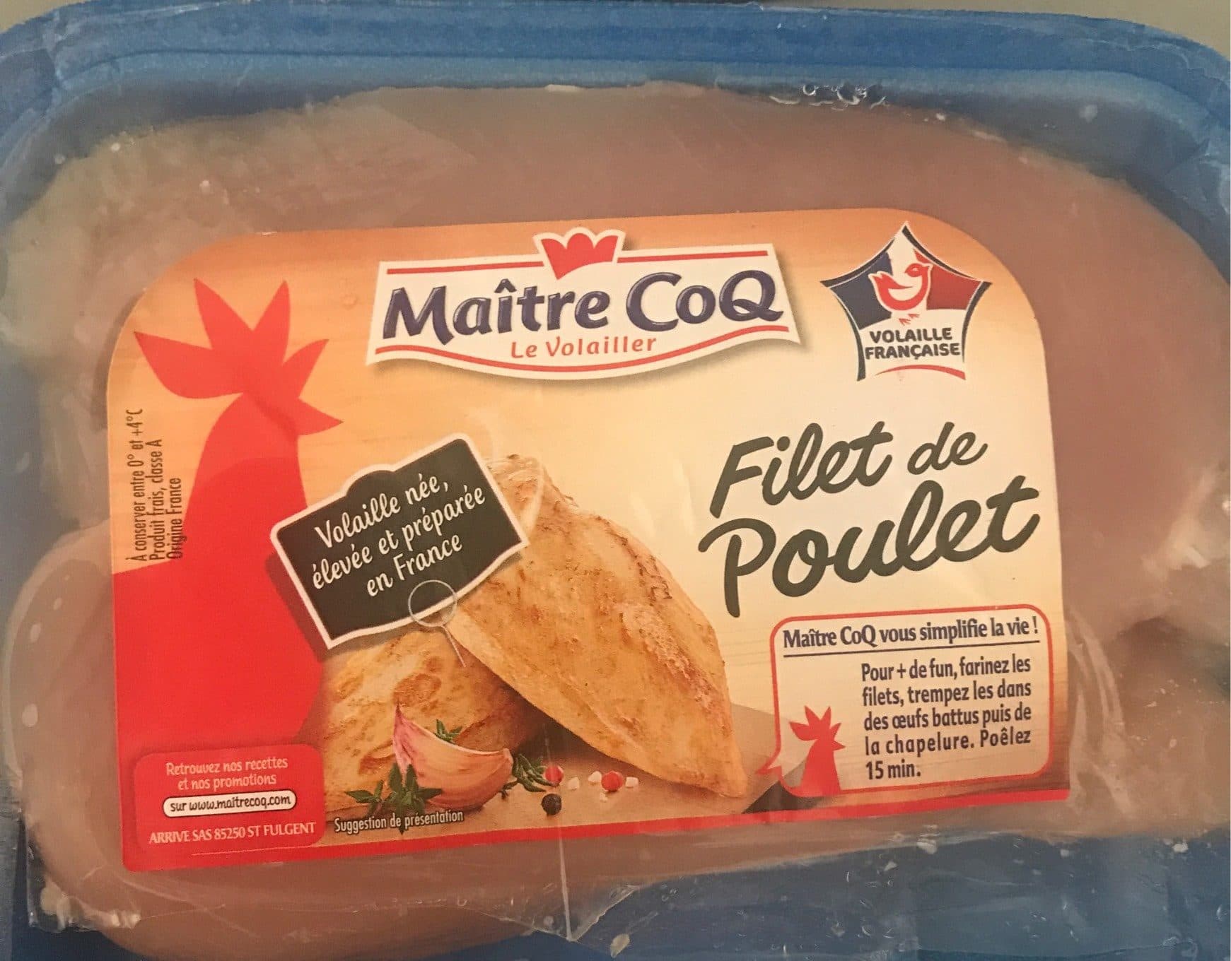 Maître CoQ Filet de poulet packshot