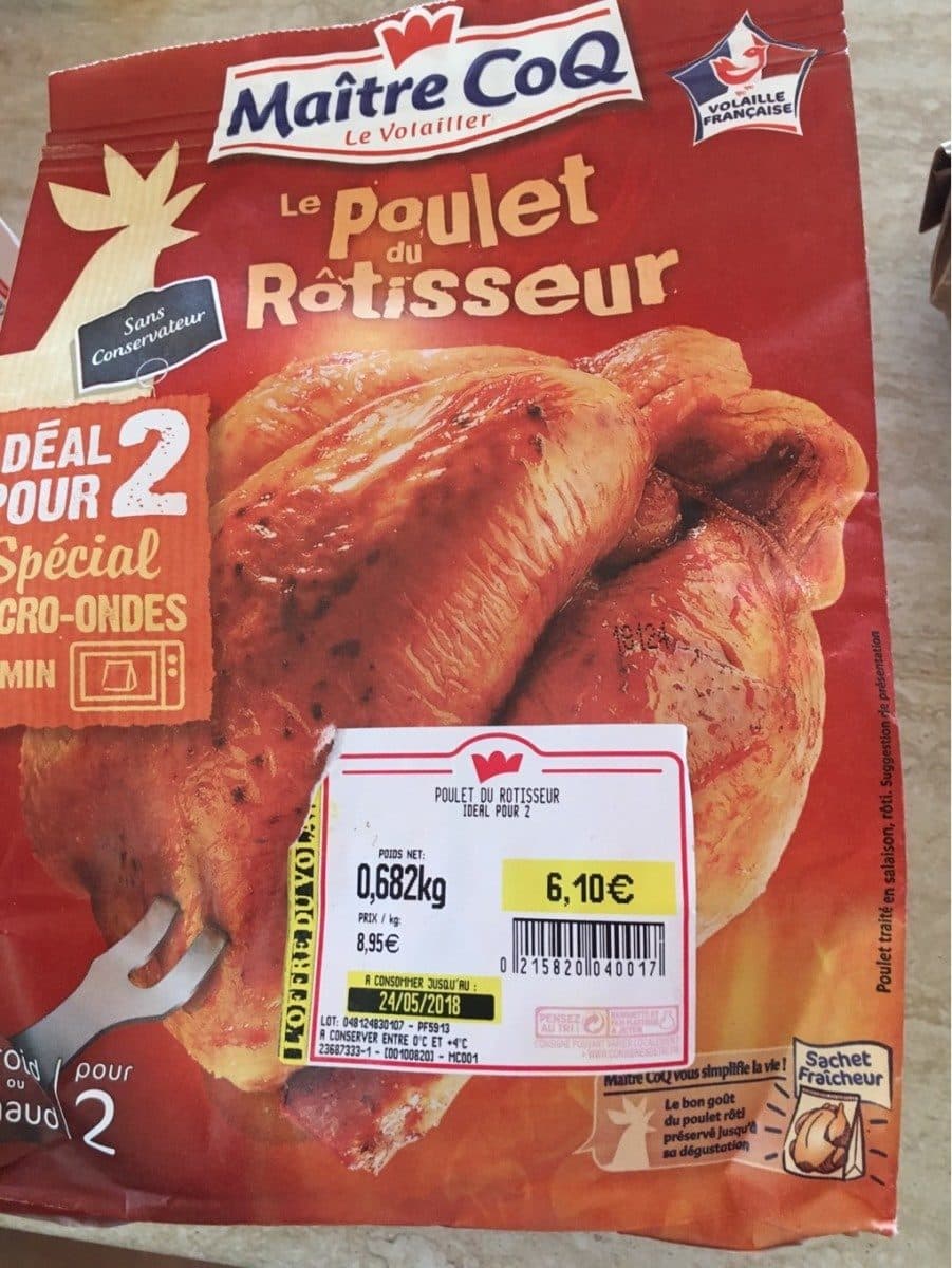 Maître CoQ Le poulet du rôtisseur packshot