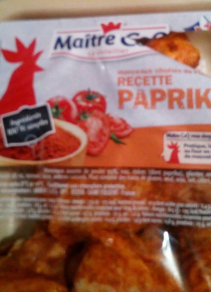 Open Food Facts Poulet paprika packshot