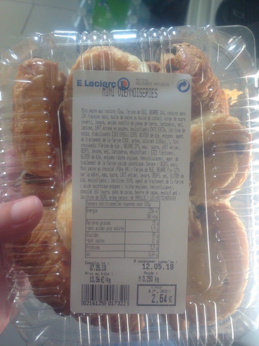 Open Food Facts Mini viennoiseries packshot