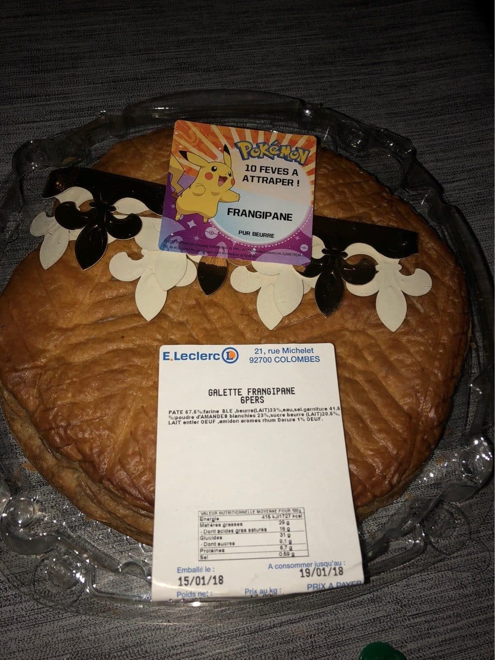 Leclerc Galette des Rois packshot