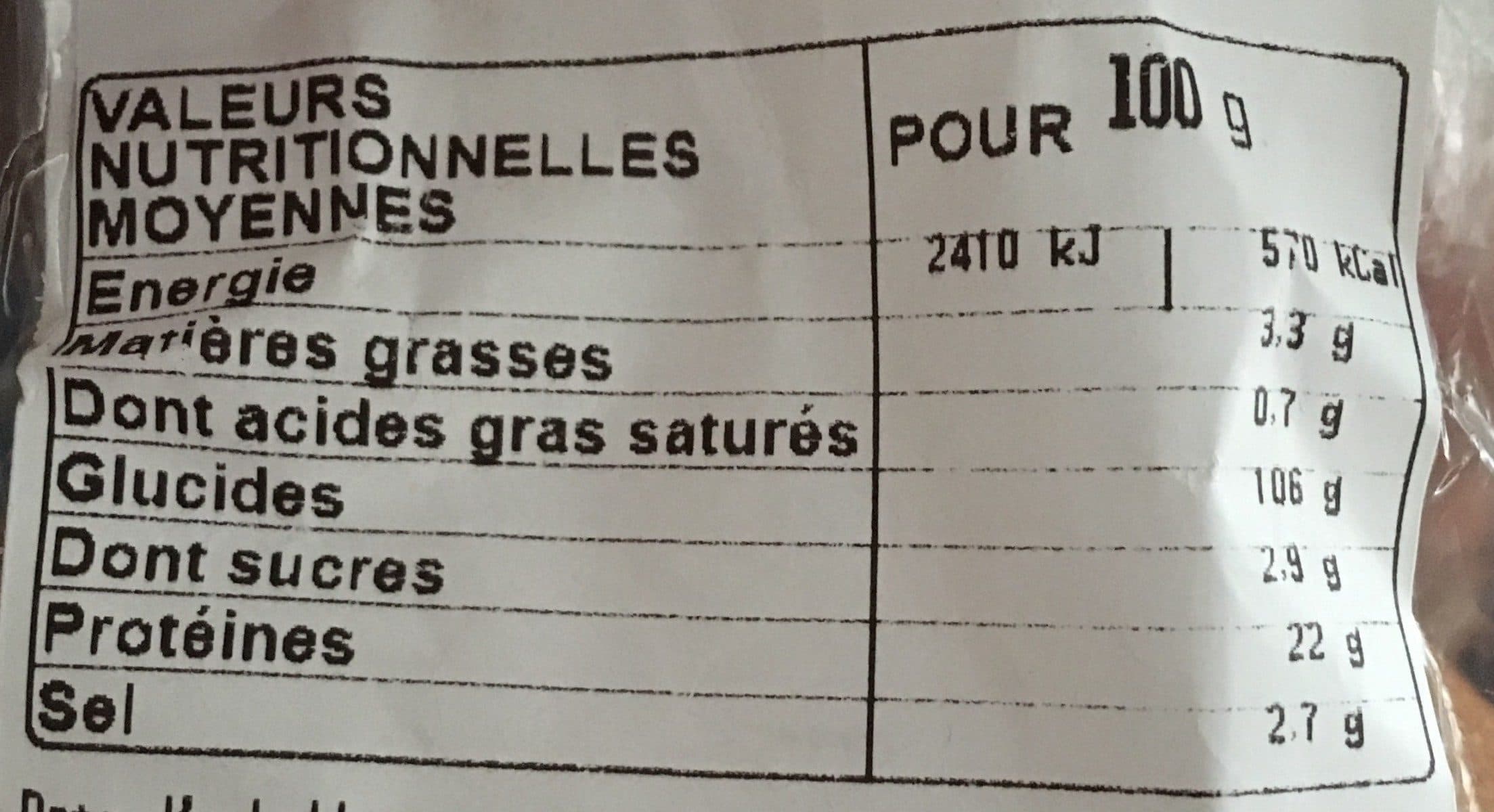 Open Food Facts Pain complet packshot