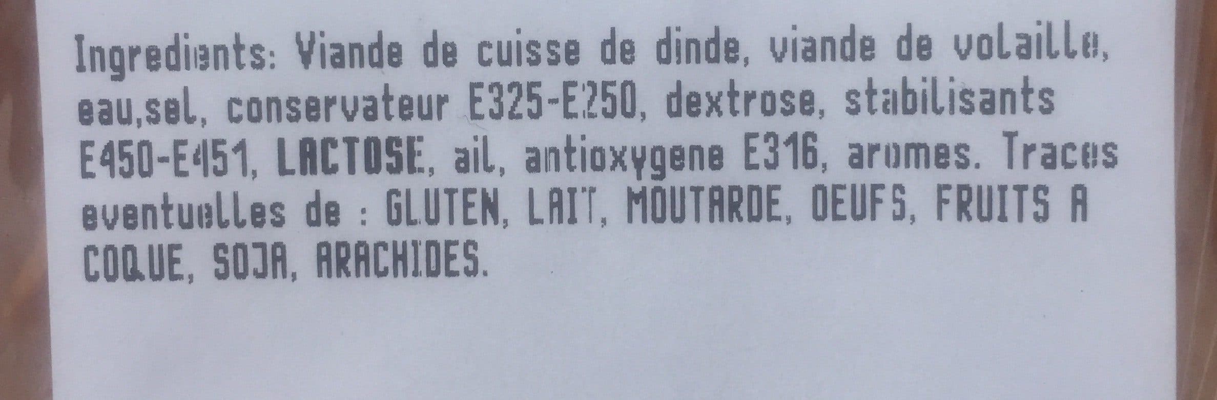Open Food Facts Jambon dinde fume packshot