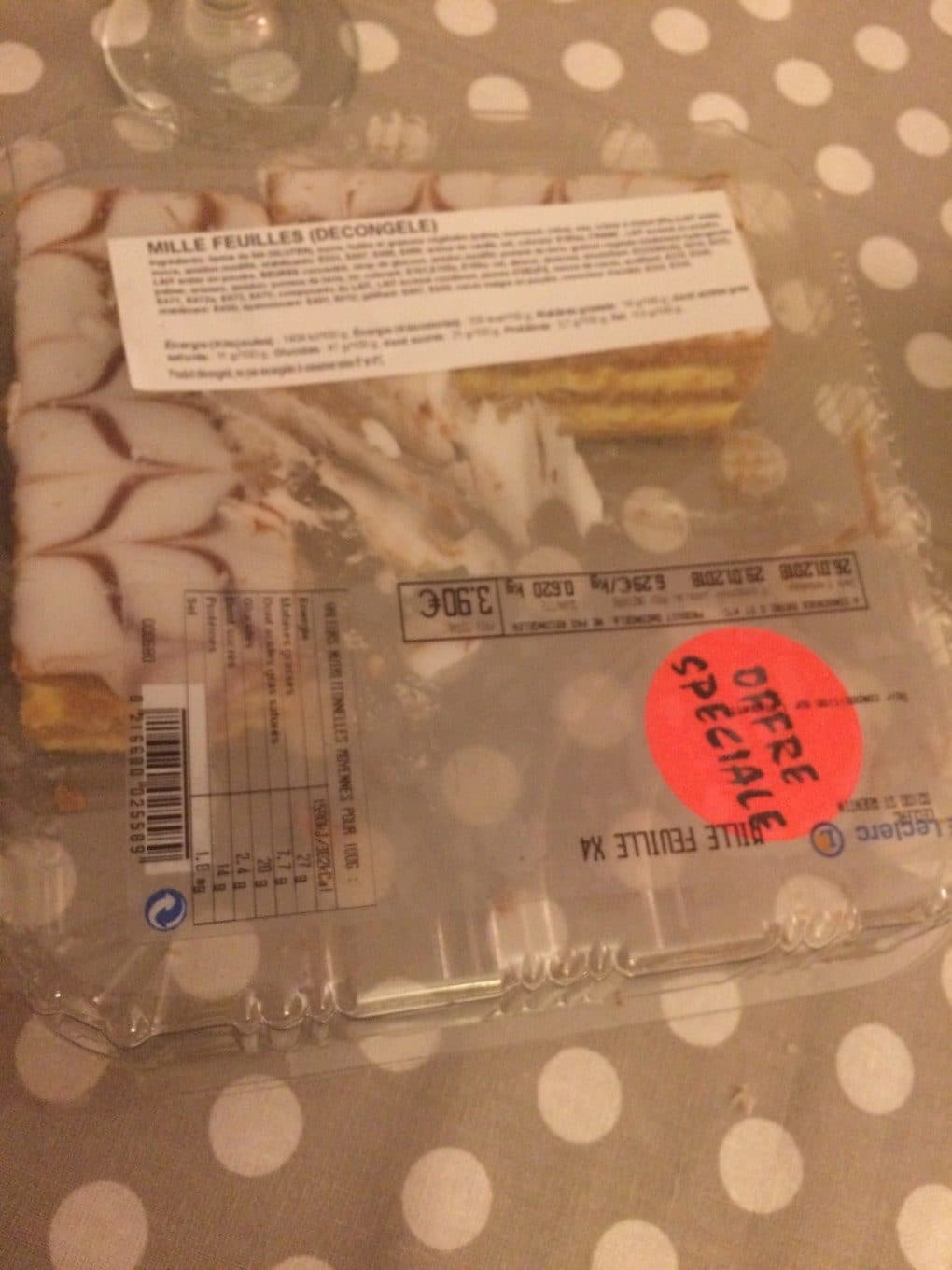 Leclerc Mille feuilles packshot