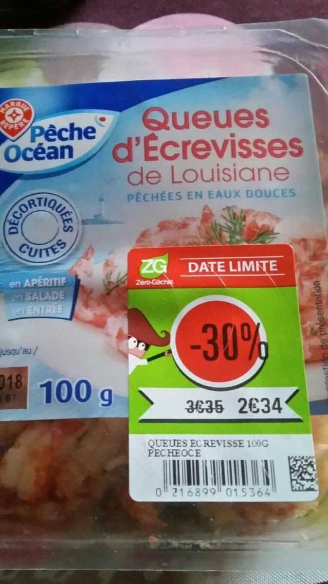 Open Food Facts Queue d écrevisses de louisiane packshot