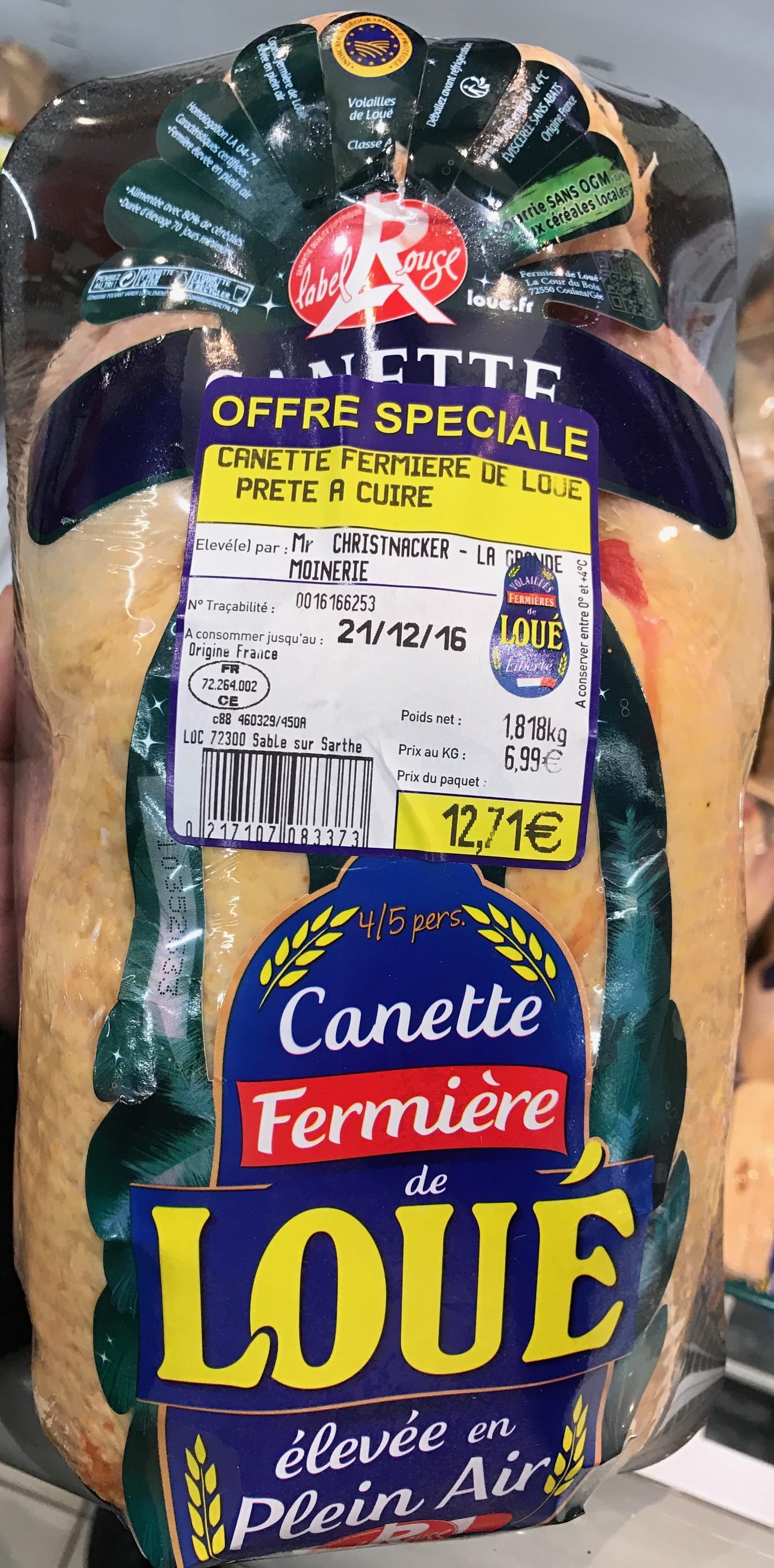 Loué Canette fermière de Loué packshot