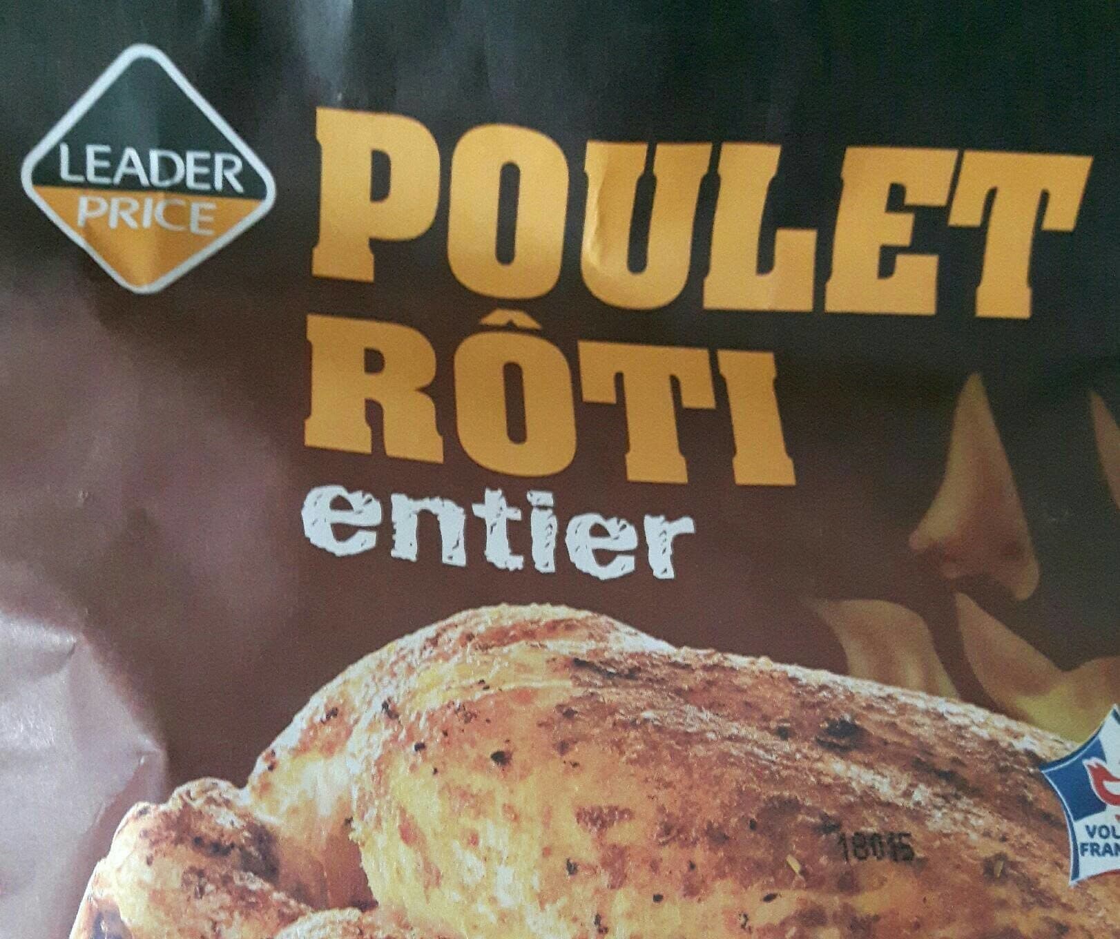 Leader Price Poulet rôti entier packshot