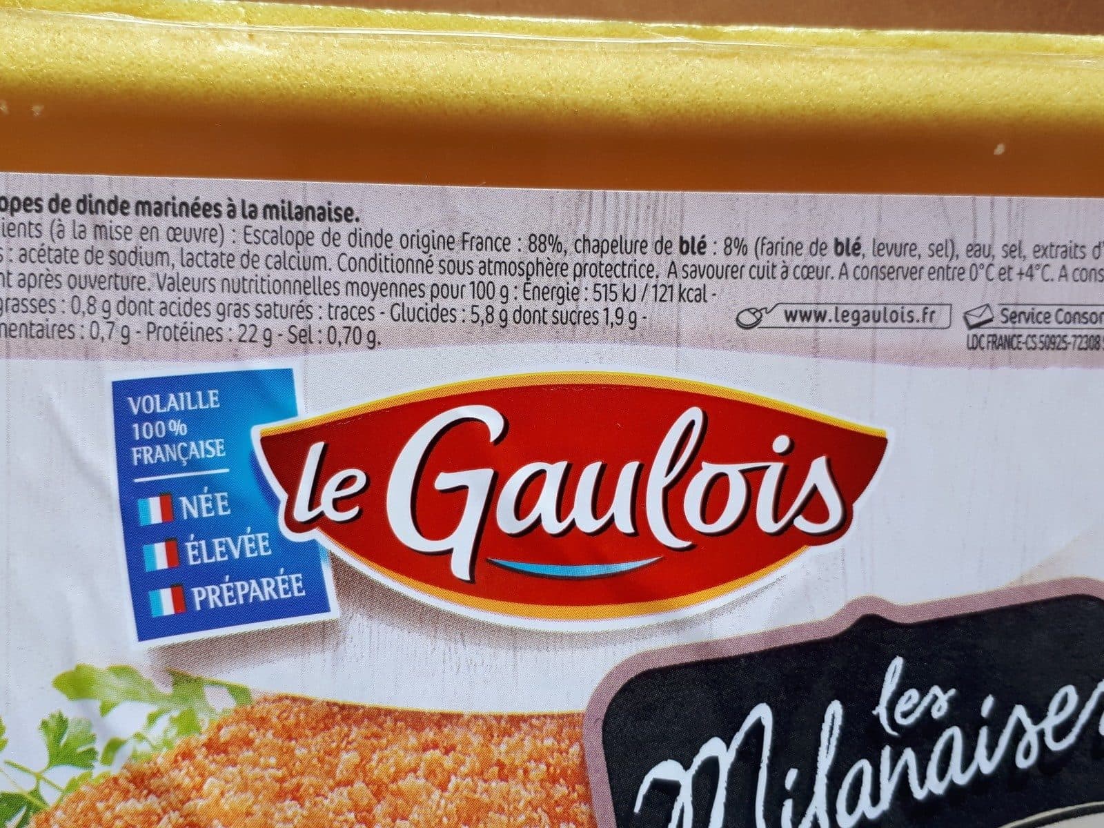 Le Gaulois Les milanaises packshot
