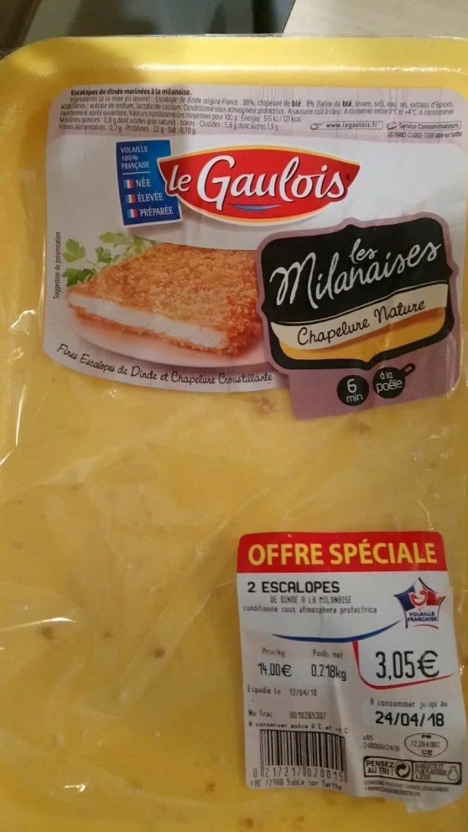 Le Gaulois Les milanaises packshot