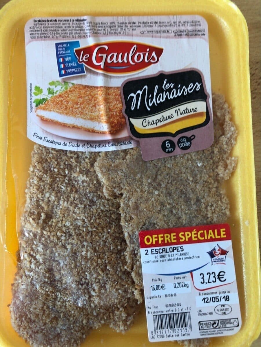 Le Gaulois Escalopes milanaises packshot