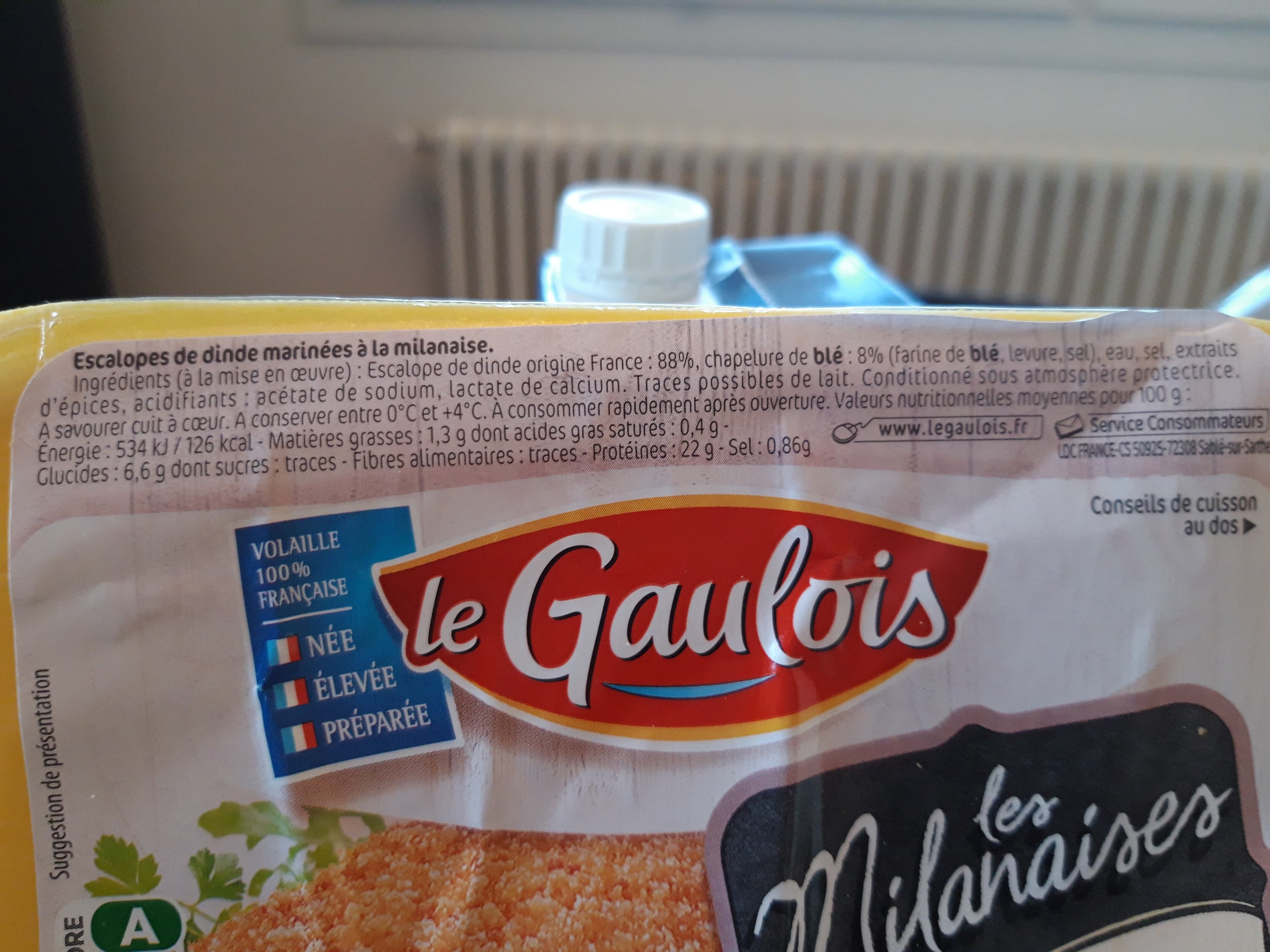 Le Gaulois Les milanaises packshot