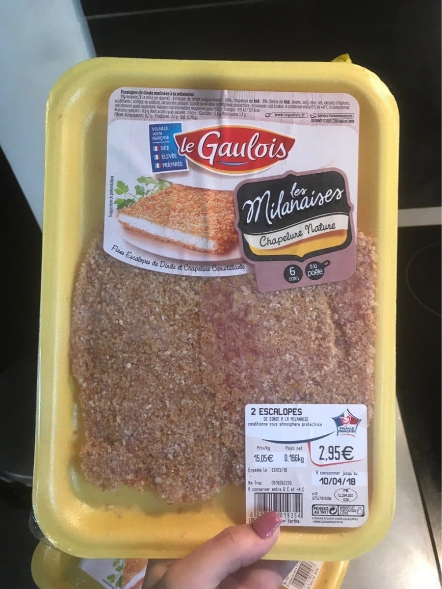 Le Gaulois Escalope milanaise packshot