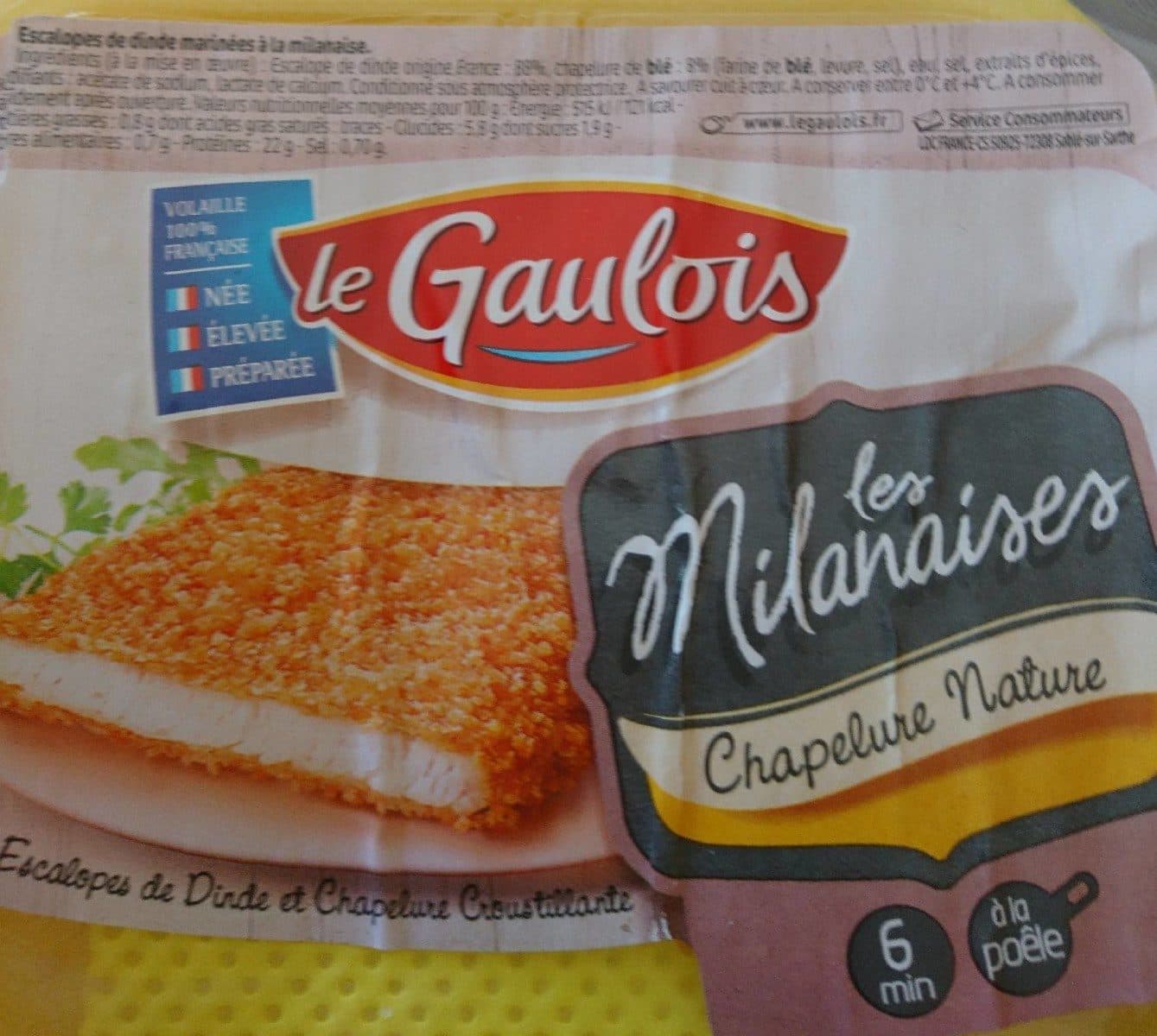 Le Gaulois Escalopes de dinde à la milanaise packshot