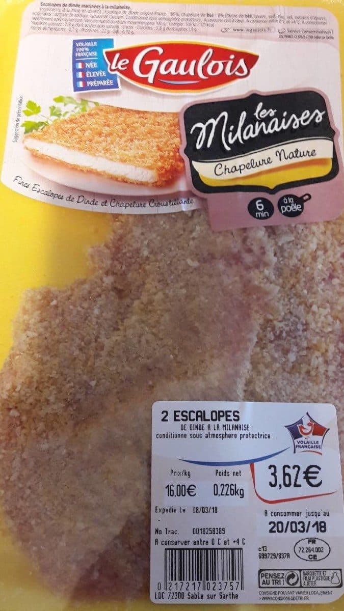 Le Gaulois Les milanaises packshot