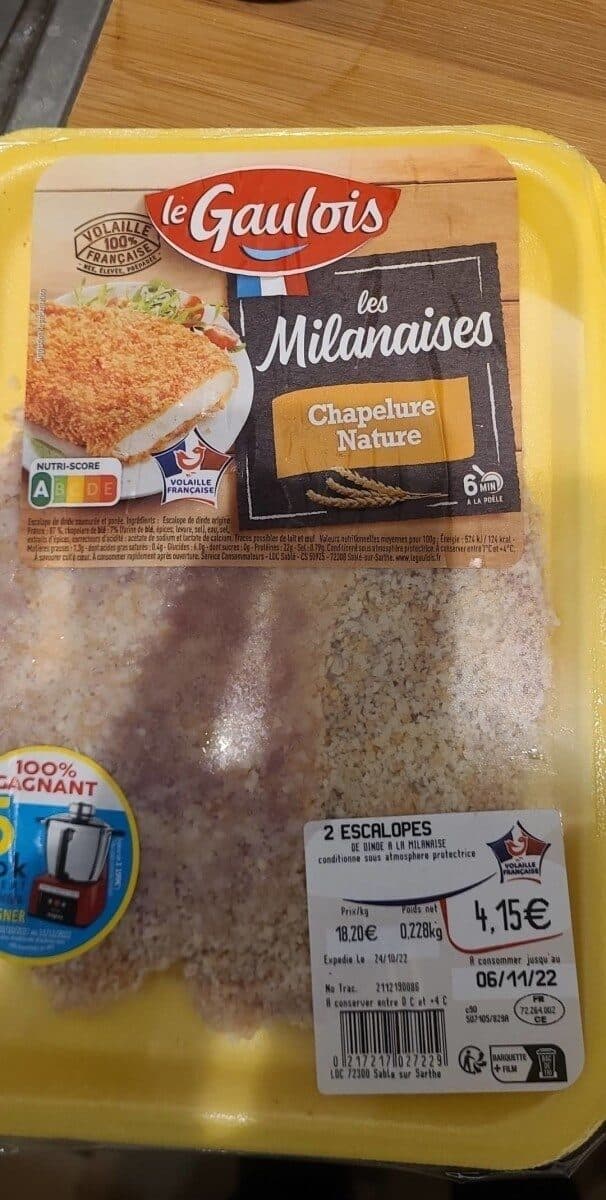 Le Gaulois Escalope milanaise packshot