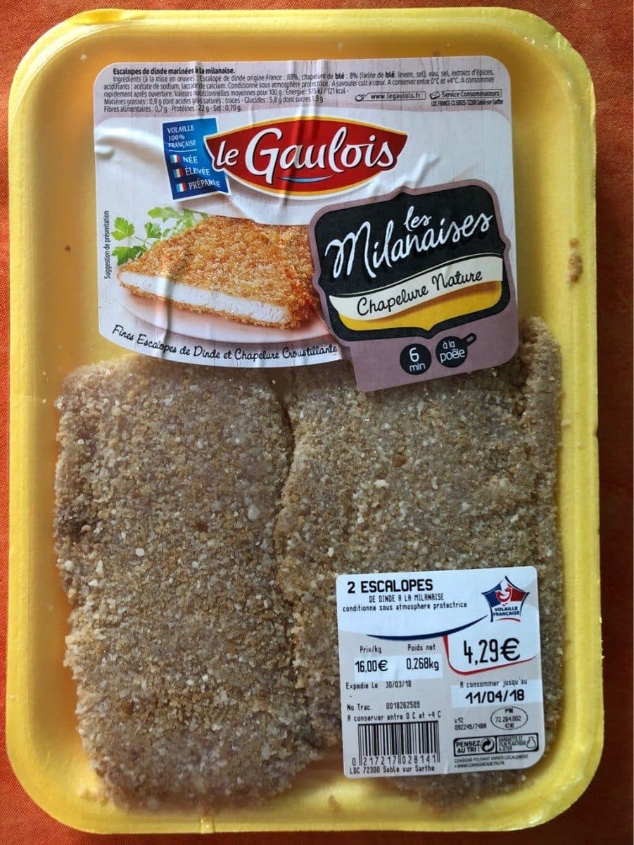 Le Gaulois Les milanaises packshot