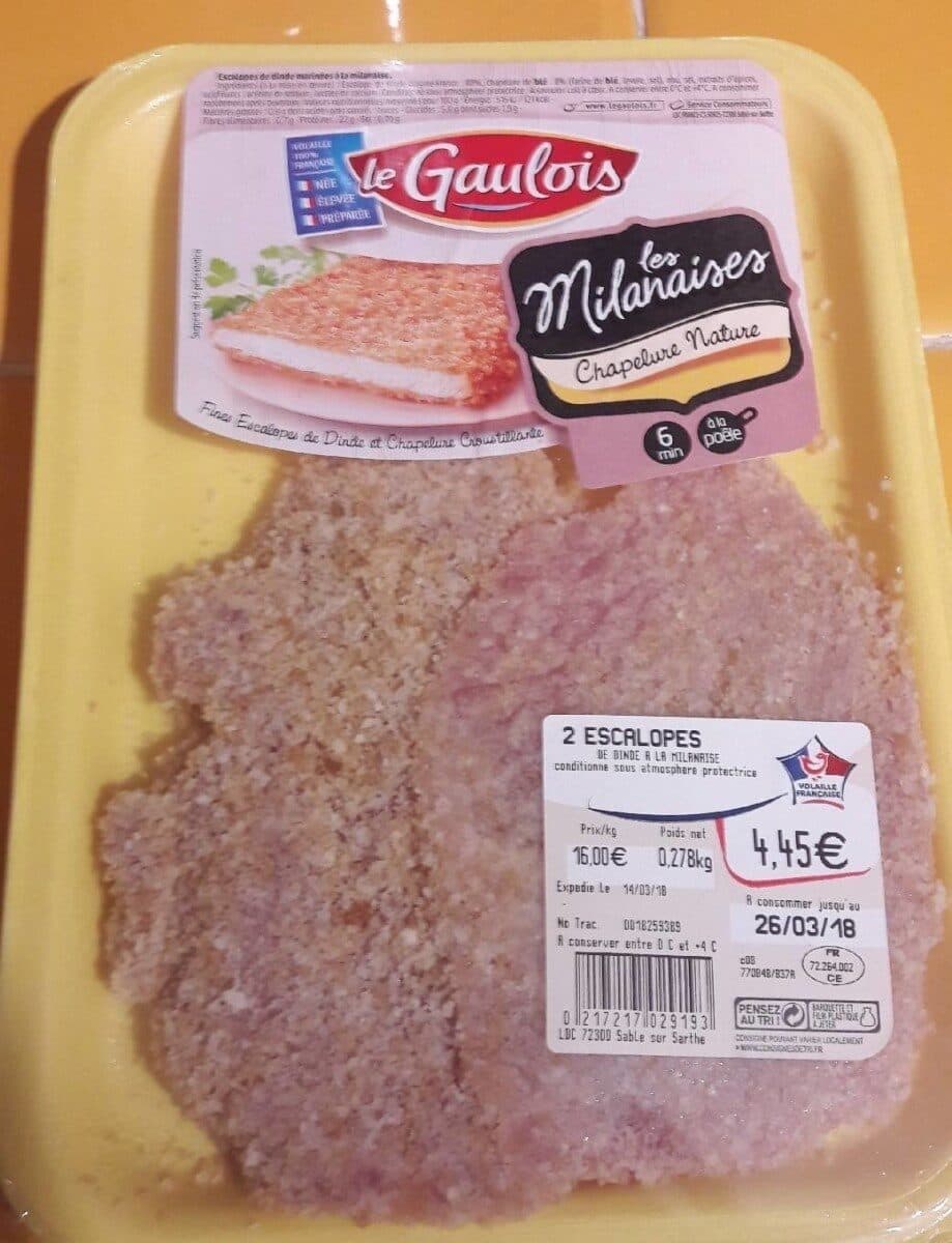Le Gaulois Les milanaises chapelure nature packshot