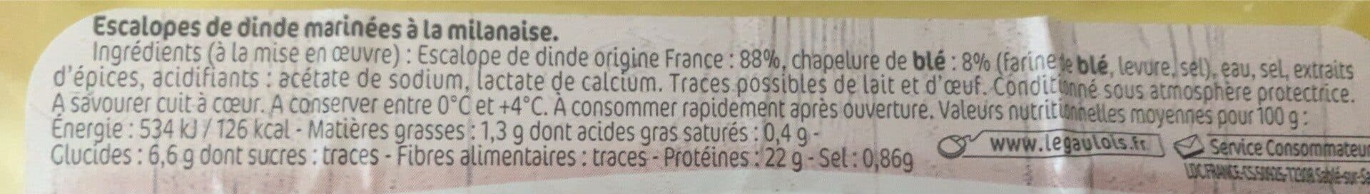 Le Gaulois Les milanaises packshot