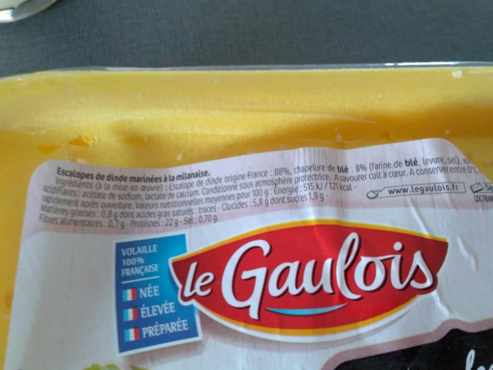 Le Gaulois Escalope Milanaise packshot
