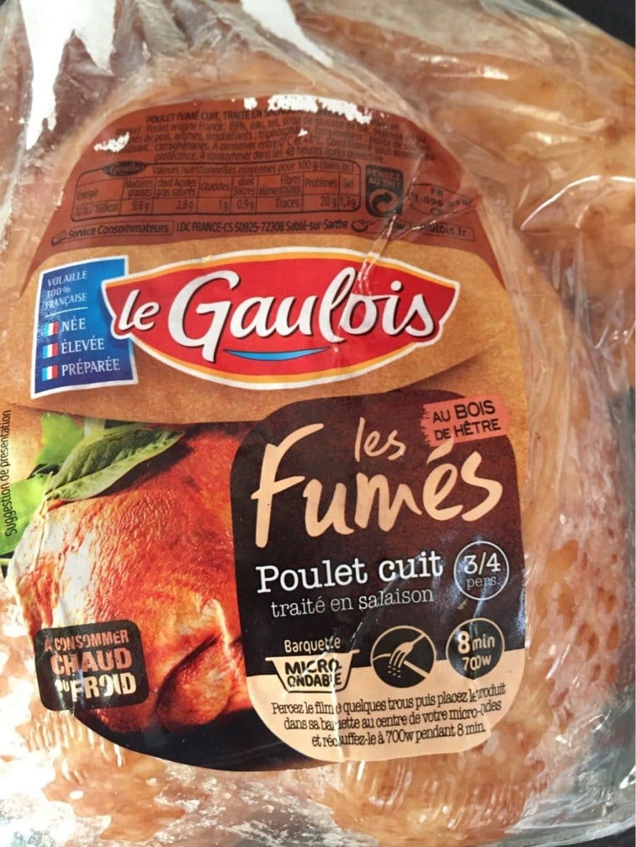Le Gaulois Poulet cuit fumé packshot