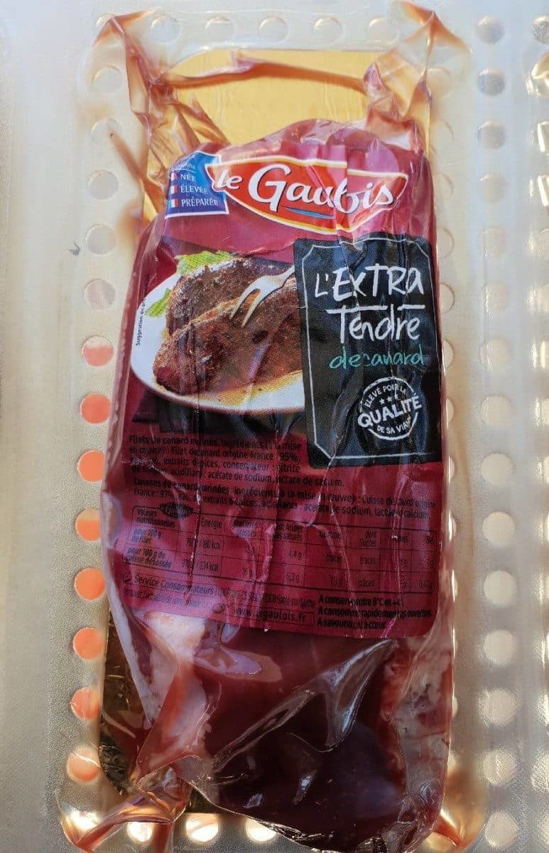 Le Gaulois Filet de canard marine extra tendre packshot