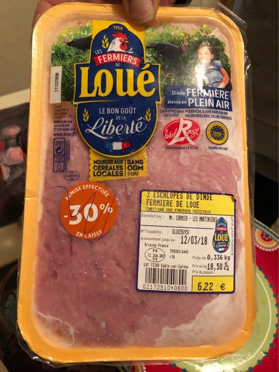 Loué Escalope de Dinde packshot