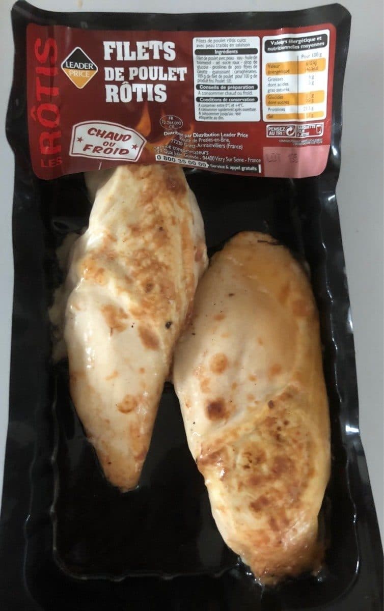 Leader Price Filets de poulet packshot