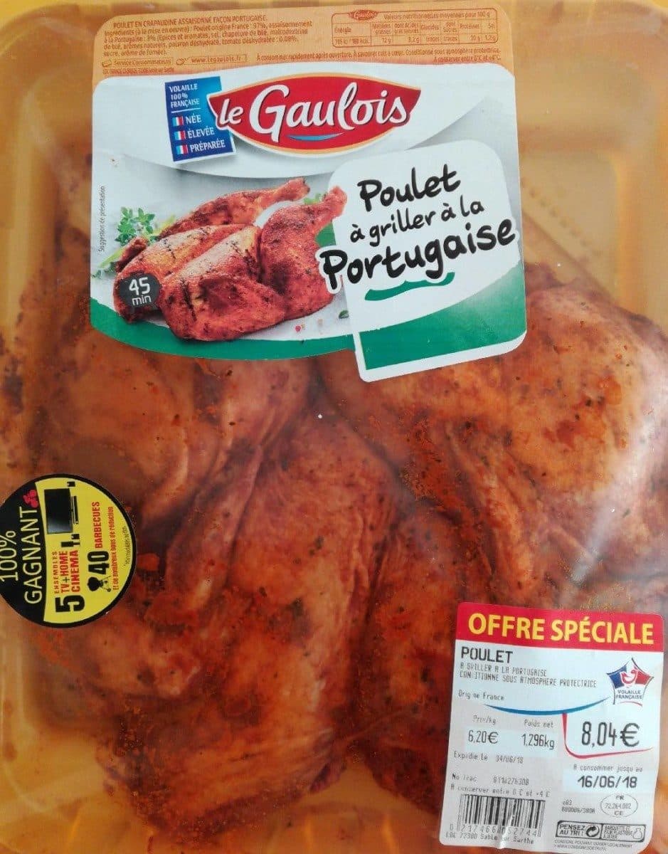 Le Gaulois Poulet en crapaudine façon portugaise packshot