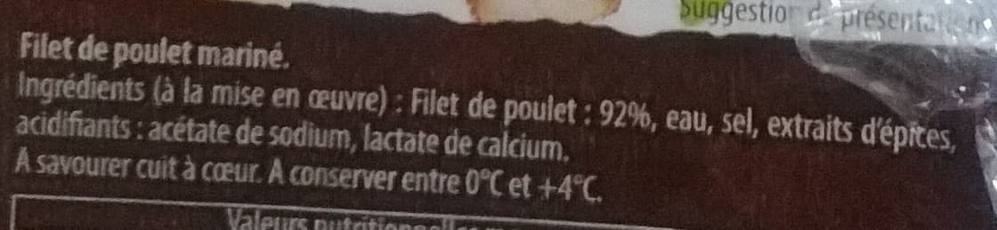 Le Gaulois L'Extra Tendre Filet de Poulet Mariné packshot