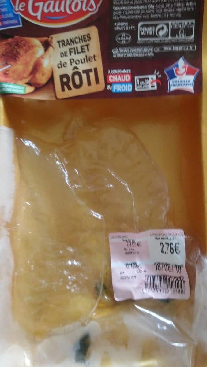 Open Food Facts Tranches de filet de poulet packshot