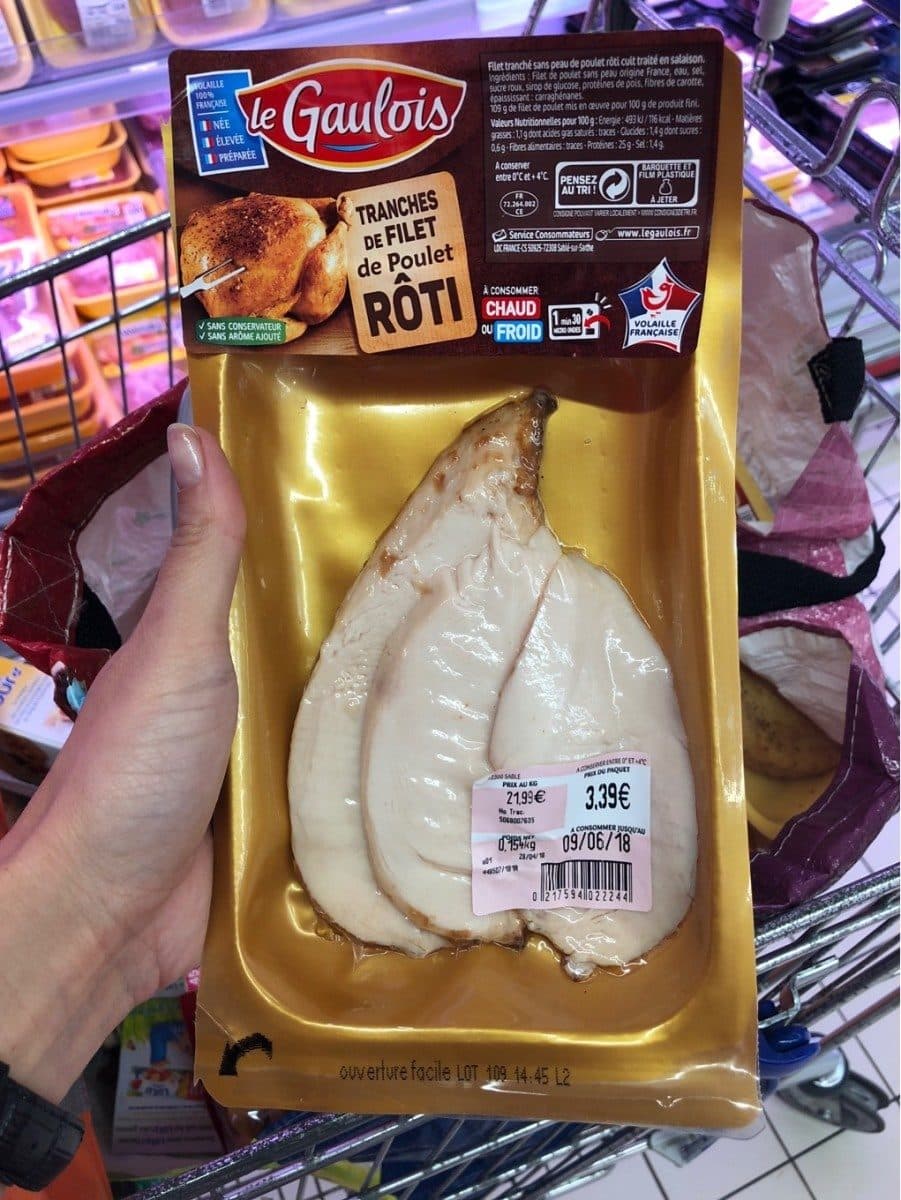 Le Gaulois Tranches de filet de poulet roti packshot