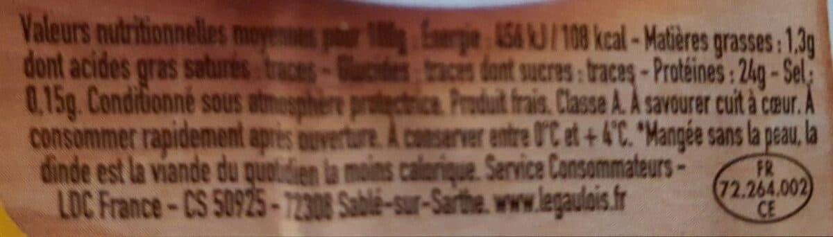 Le Gaulois 1 belle escalope dinde le gaulois packshot