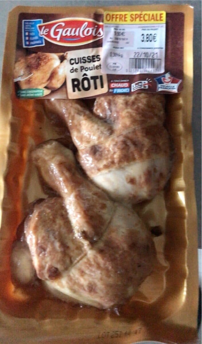 Le Gaulois Cuisses de poulet roti packshot