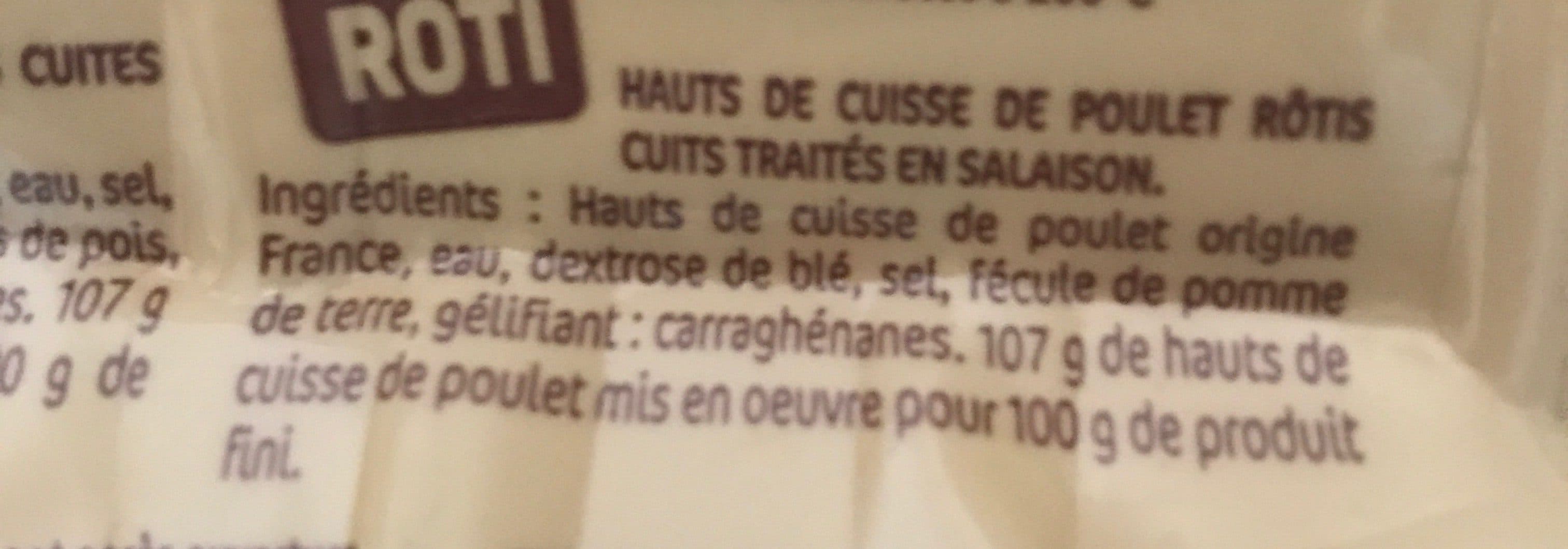Le Gaulois Cuisse poulet roti packshot