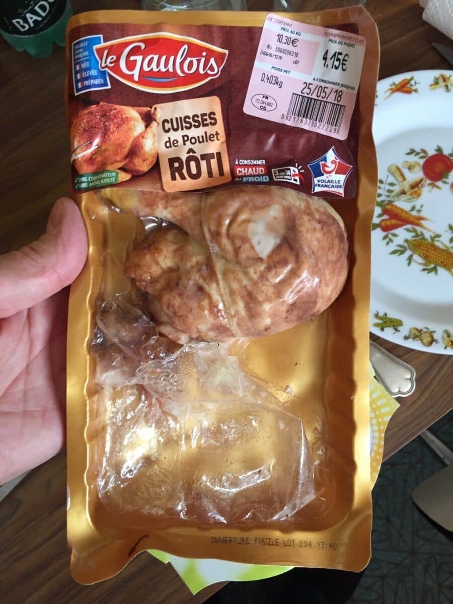 Le Gaulois Cuisses de poulet roti packshot