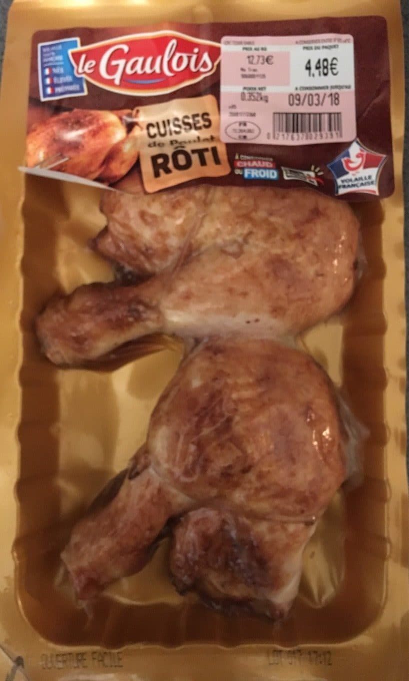 Le Gaulois Cuisses de poulet rôti packshot