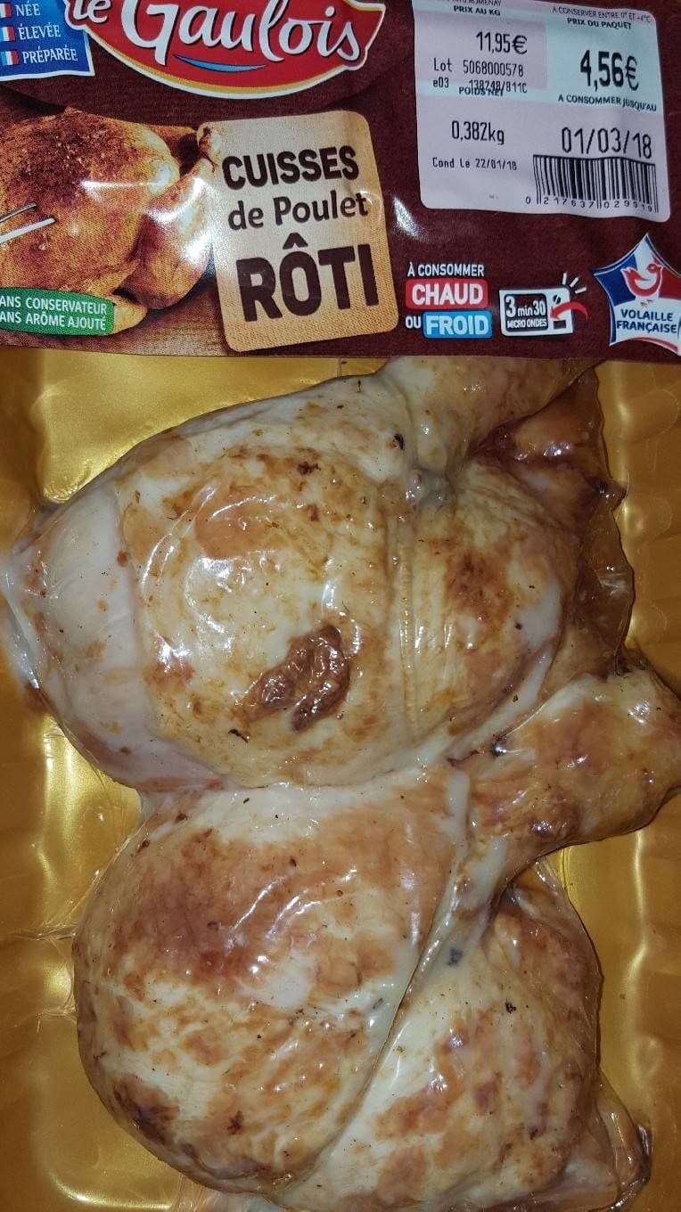 Le Gaulois Cuisses de poulet rôti packshot