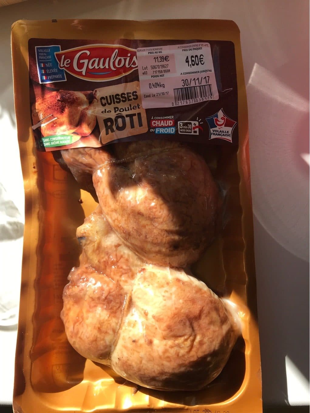 Le Gaulois Cuisses de Poulet rôti packshot