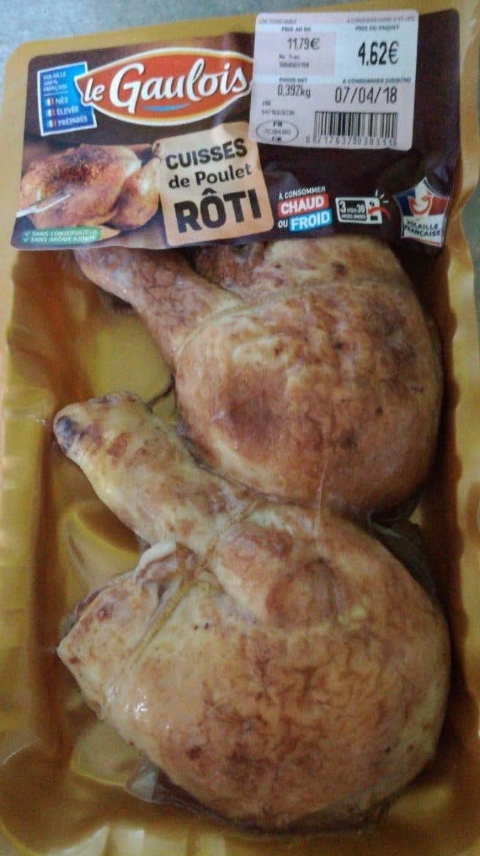 Le Gaulois Cuisses de poulet rôti packshot