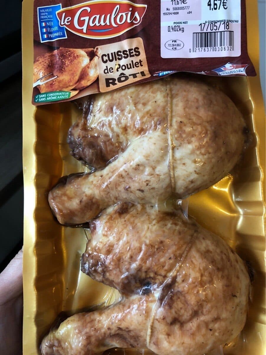 Le Gaulois Cuisses de poulet rôti packshot