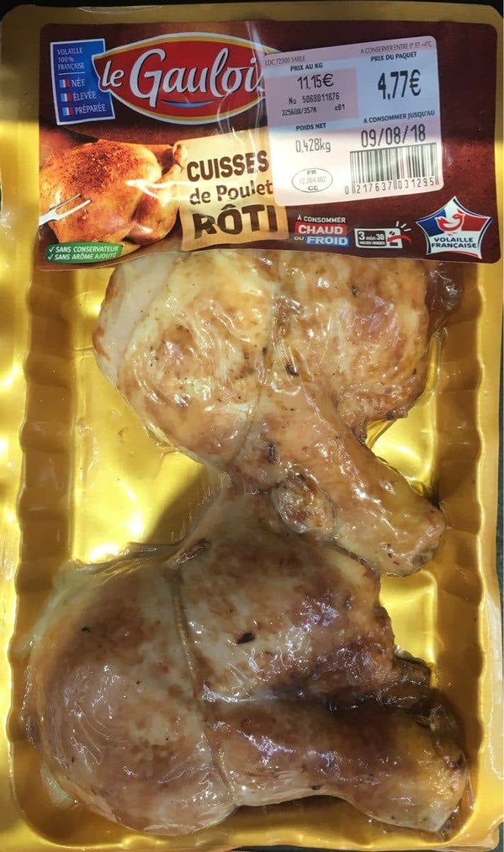 Le Gaulois Cuisse de poulet Rôti packshot