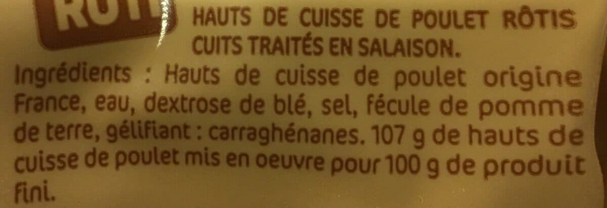 Le Gaulois Cuisses poulet roti packshot