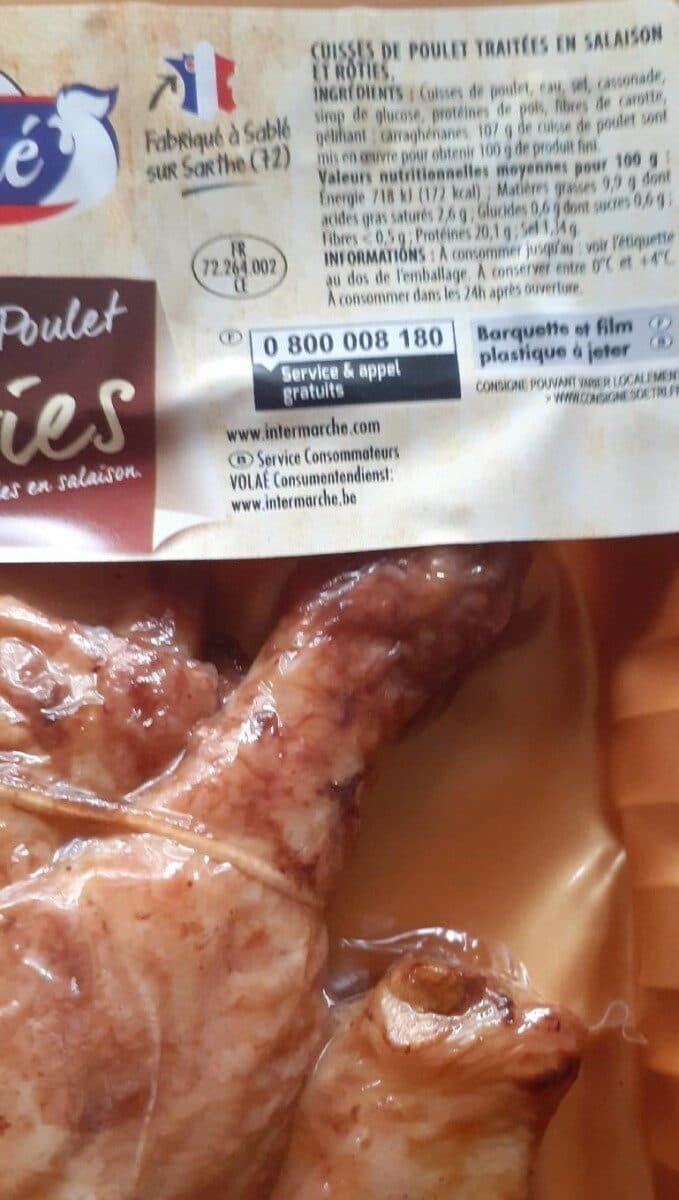 Le Gaulois Cuisses de poulet rôti packshot