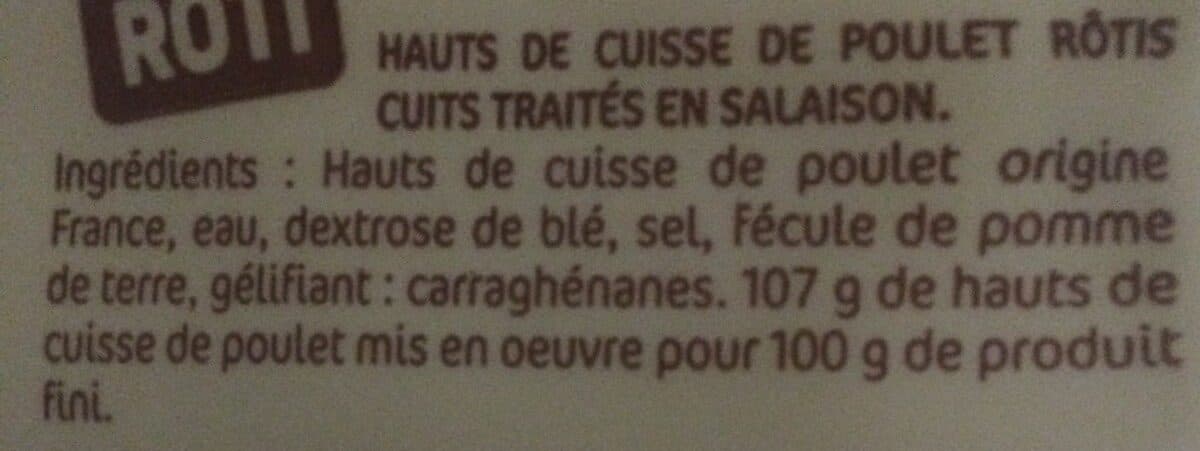 Le Gaulois Cuisses de poulet rôti packshot
