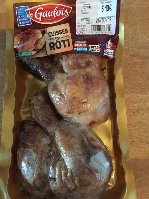 Le Gaulois Cuisses De Poulet Rôti packshot