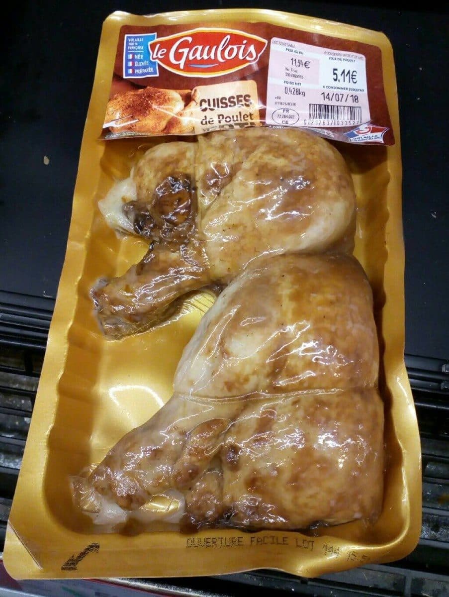Le Gaulois Cuisses de poulet rôti packshot