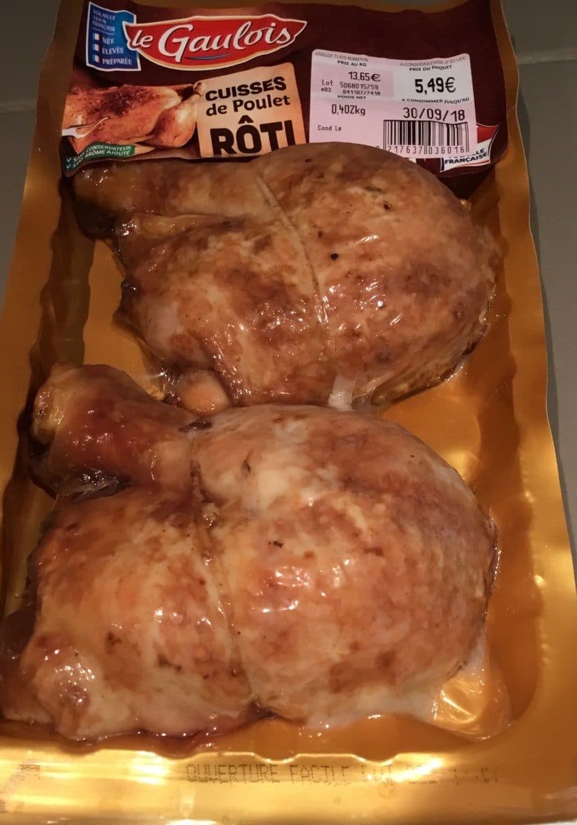 Le Gaulois Cuisses de poulet roti packshot