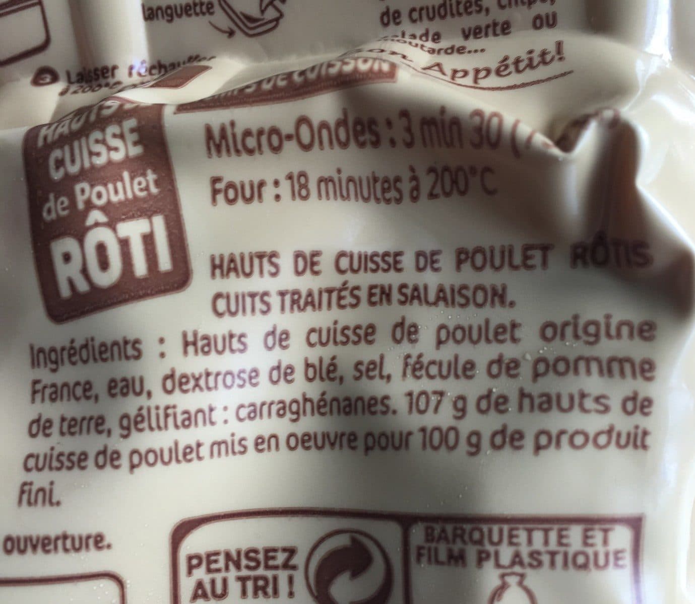 Le Gaulois Cuisses de poulet ROTI packshot